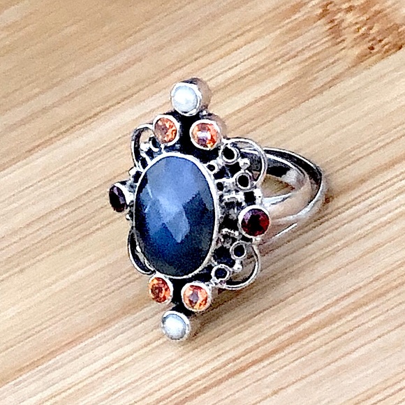 $82   Nicky Butler Estate Ring 925 Sterling Silver  India - Picture 3 of 6